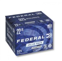 Munição Federal calibre 22 LR Champion Coper plated 36gr HP Caixa 325