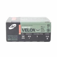 Cartucho CBC 36 GA Câmara 63,5,mm Chumbo T 12,5g Caixa 10un