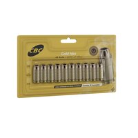 Munição CBC Calibre .45 Auto EXPO 185gr Gold Hex Blister 10un