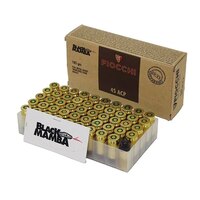Munição Fiocchi Calibre .45 ACP FMJTC 185gr Black Mamba Caixa 50un