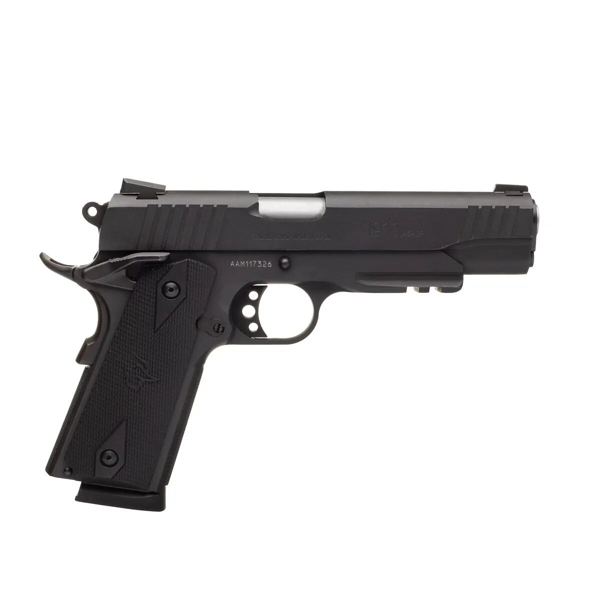 PISTOLA PT1911 TATICA FULL SIZE .45 COM TRILHO OXIDADA