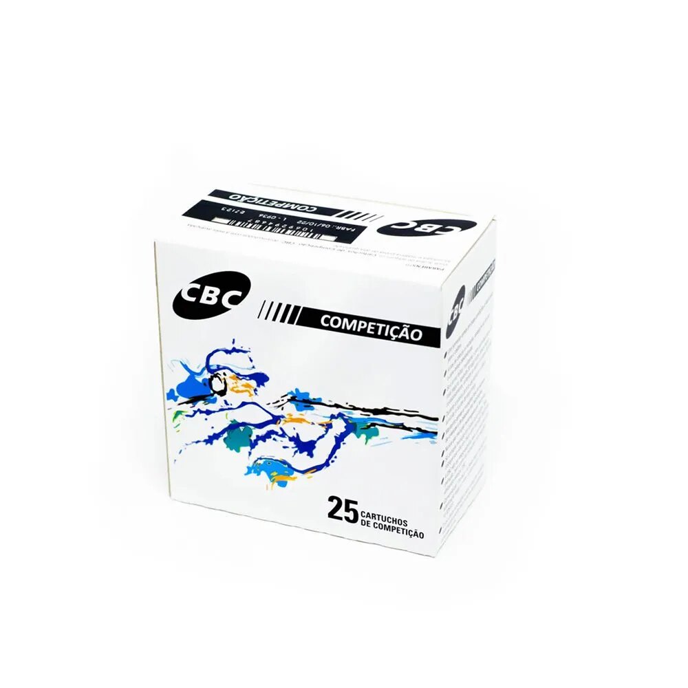 Cartucho CBC 12 GA Câmara 70mm F-150 Chumbo 7 ½ 24g Caixa 25un — foto 1 de 3