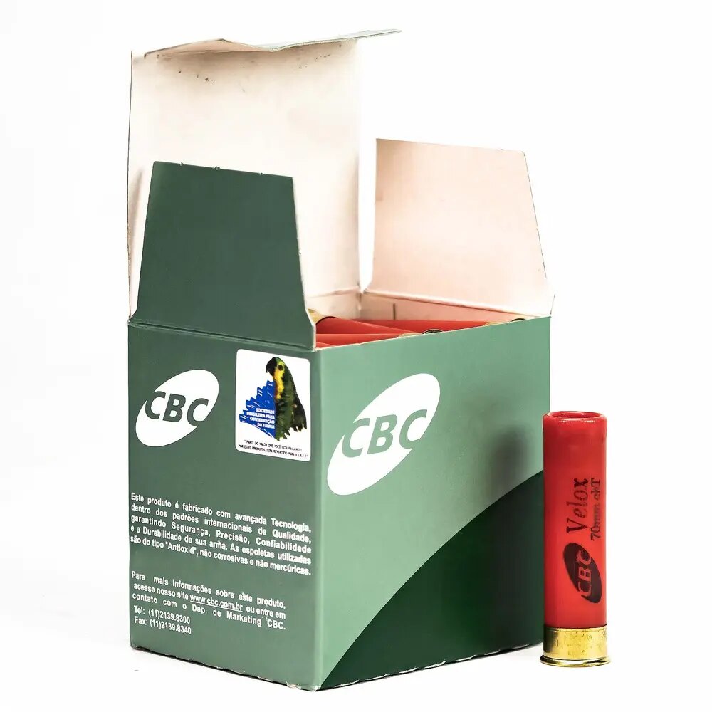 Cartucho CBC 28 GA Câmara 70mm Chumbo T 16,5g Caixa 25un — foto 2 de 3